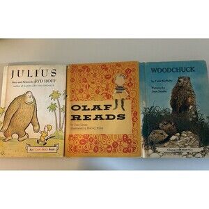 3 Vintage Children's Books used worn condition collectibles see description
